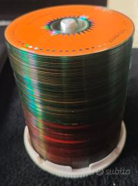 100 CD R 700mb Top Performance arancioni/rossi