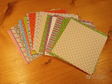 120 fogli carta per origami o scrapbook
