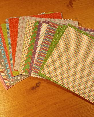 120 fogli carta per origami o scrapbook
