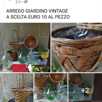 OGGETTI Vintage da Giardino