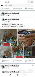 OGGETTI Vintage da Giardino