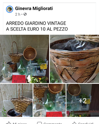 OGGETTI Vintage da Giardino
