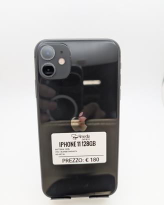 iPhone 11 128GB nero usato garanzia 