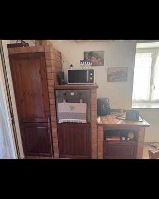 Cucina finta muratura