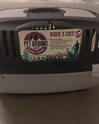 Trasportino nuovo per cani e gatti 10 - 12 kg
