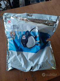 maschera con filtri anti polvere e verniciatura