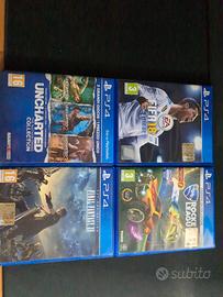 Lotto 4 giochi Ps4