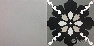 Piastrella 20x20 Patchwork B&W Grey Sant'Agostino