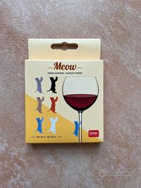 Set di 6 segnabicchieri in silicone Legami 