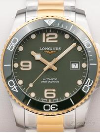 Longines HydroConquest 41mm Quadrante Verde Nuovo