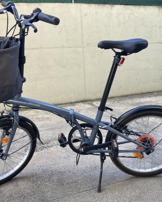 Bici Pieghevole Decathlon Tilt 120 Grey + Accessor