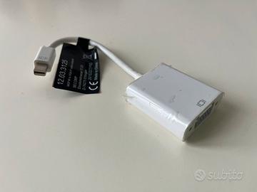 Adattatore Mini DisplayPort a VGA bianco