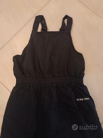 Pantalone sci nero 9  - 10 anni 134 - 140 cm