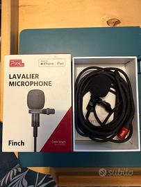 Microfono Lavalier per iphone/ipad