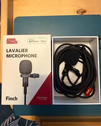 Microfono Lavalier per iphone/ipad