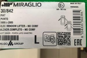 motorino alzacristalli elettrico fiat punto