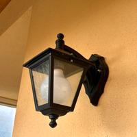 Lampada da esterno a parete stile lanterna