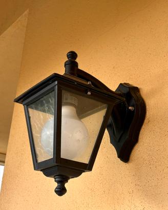 Lampada da esterno a parete stile lanterna