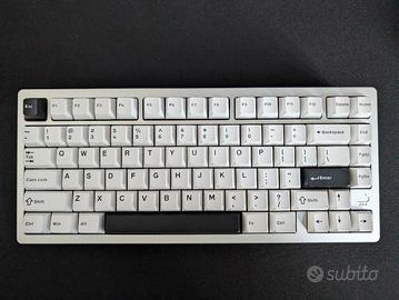 Tastiera Meccanica Wobkey Rainy75 Pro Silver