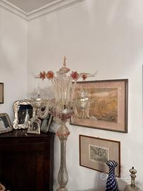 Piantana in vetro di murano