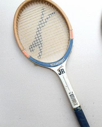 Racchetta tennis vintage Slazenger in legno