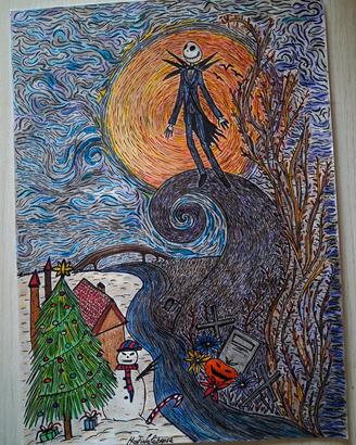 Illustrazione originale di Nightmare Before C.