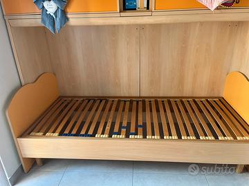 letto in legno