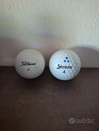 COPPIA DI PALLINE DA GOLF TITLEIST E SRIXON