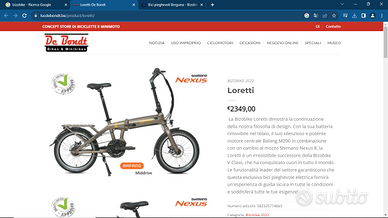 Bizobike Loretti-   Bafang Motore centrale