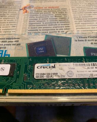 Ram Crucial 4GB DDR3 1333