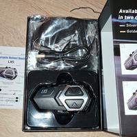 Interfono Moto LX5 – Mesh 2000m, 10 Piloti, Blueto