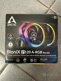 2 VENTOLE ARGB ARTIC CON CONTROLLER