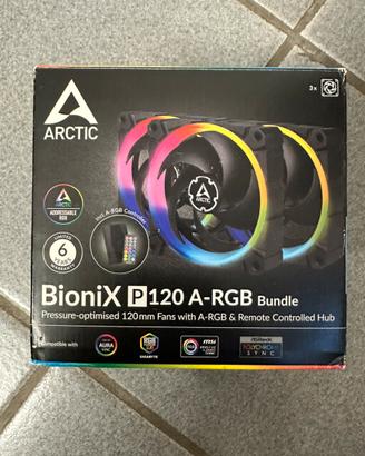 2 VENTOLE ARGB ARTIC CON CONTROLLER