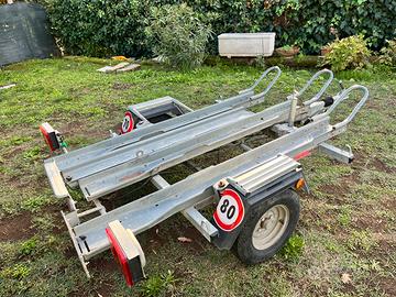 carrello porta moto ellebi