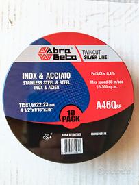 Dischi abrasivi x inox e acciaio