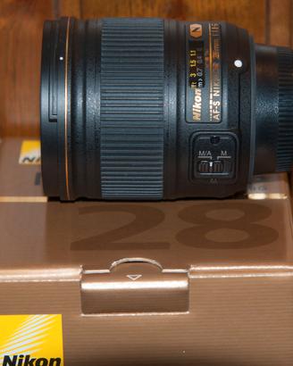 Nikon Nikkor AF-S 28mm f1,8 G – pari al nuovo