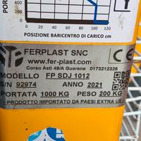 transpallet elevatore manuale 