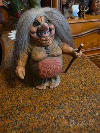 Grandma Troll with Walking Stick