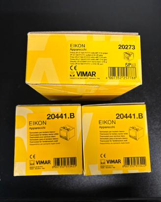 Accessori Vimar Eikon prese e termostati