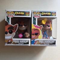 Funko Pop Crash Bandicoot Set da 2
