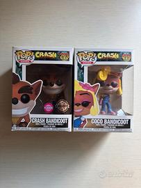 Funko Pop Crash Bandicoot Set da 2
