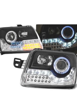 FARI LUCE DIURNA PER FIAT PANDA 03- FONDO NERO