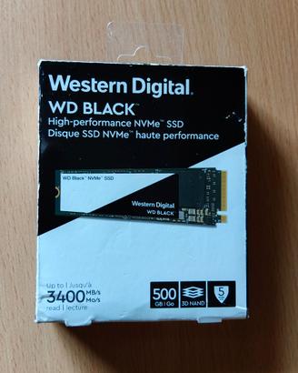 SSD nvme WD Black 500GB