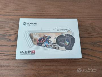 Moman RS-H4P Auricolare Casco Moto 1000mAh