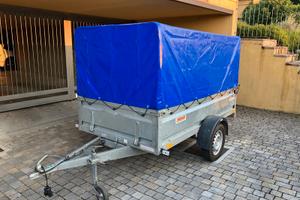 Rimorchio leggero 236x125, telaio, telo di coperta