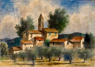 Nino Tirinnanzi  “ Paesaggio toscano”