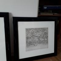 Tris di litografie numerate