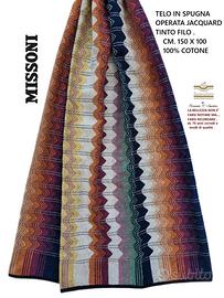 Missoni telo spugna operata jacquard cm. 150 x 100