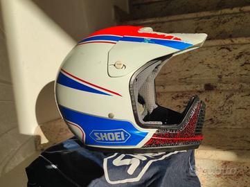 casco moto vintage/enduro Shoei cross