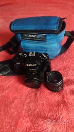Zenit 122 macchina fotografica con borsa